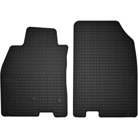 Tapis de sol avant en caoutchouc pour : Renault Megane III hatchback, coupé, grand tourisme, break (de 2008 à 2015)