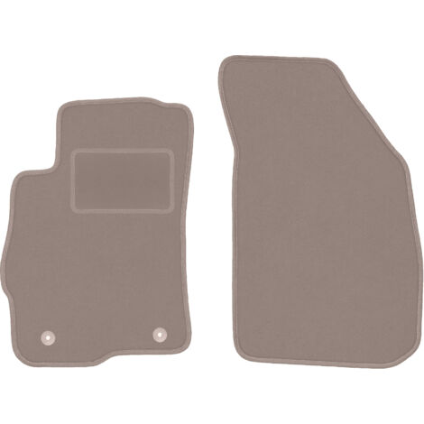 Tapis de sol avant pour : Chevrolet Aveo II T300 à hayon, berline (2011-) beige