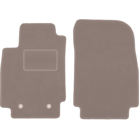 Tapis de sol avant pour Renault Captur SUV (2013-2019) beige