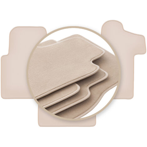 Tapis de sol beiges PREMIUM pour : Renault Master II fourgon 2010-