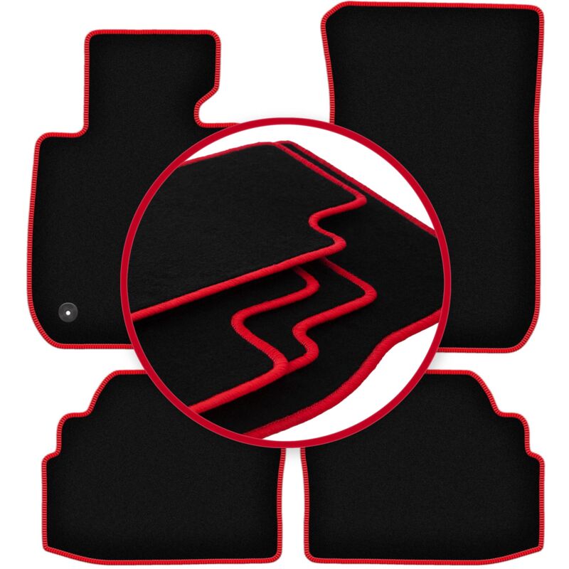 Tapis de sol CARLUX-RED pour BMW 3 E92 coupé (2004-2011)