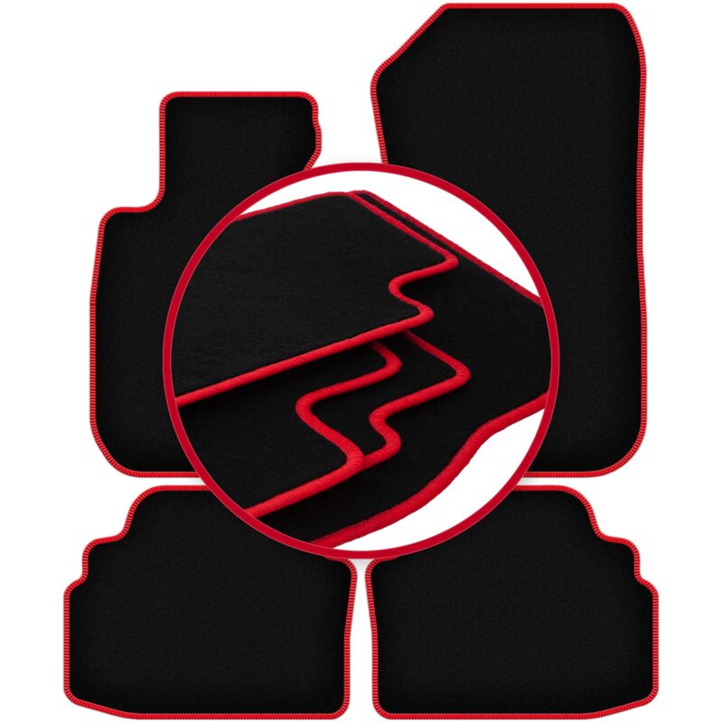 Tapis de sol CARLUX-RED pour : BMW 3 E92 xDrive coupé (2004-2011)