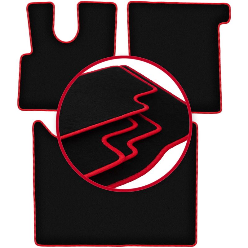 Tapis de sol CARLUX-RED pour Daf XF 106 Automatique (2017)