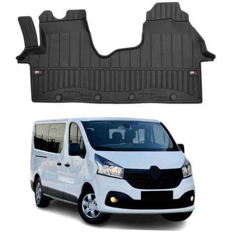 Tapis de Sol Compatible avec Renault Trafic 2014-2022 TPE Noir