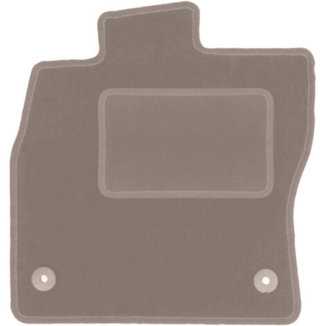 Tapis de sol conducteur en velours beige pour : Volkswagen Tiguan II crossover (2015-)