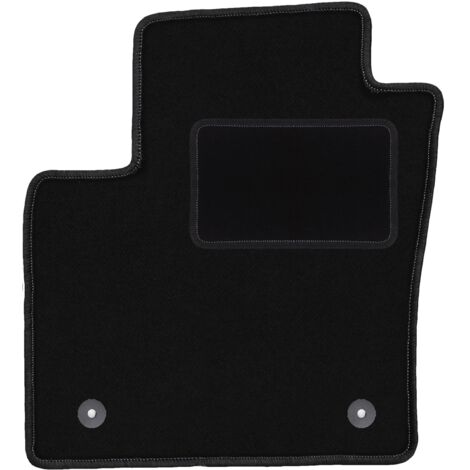 Tapis de sol conducteur en velours noir pour Toyota C-HR Hybrid (2016-)