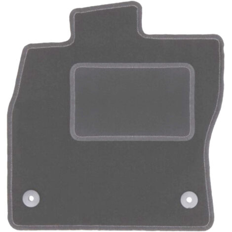 Tapis de sol conducteur en velours pour : Volkswagen Tiguan II crossover (2015-) graphite