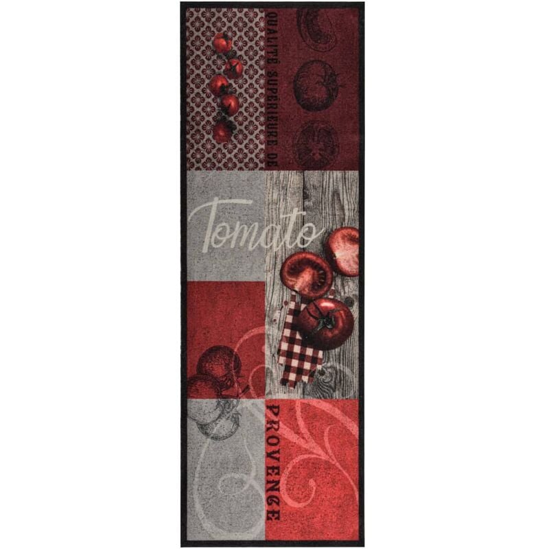 Tapis de sol de cuisine lavable Tomate 60x180 cm