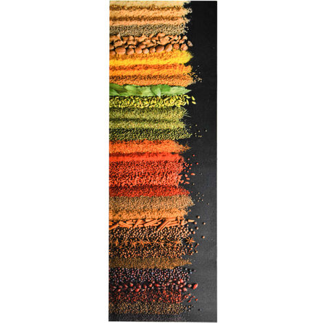 Tapis de sol de cuisine lavable Épice - 45x150 cm