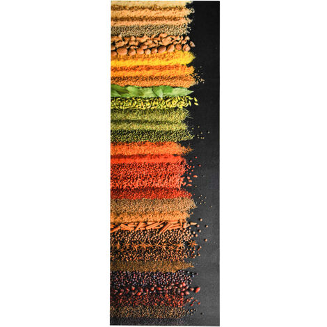 Tapis de sol de cuisine lavable Épice 60x180 cm