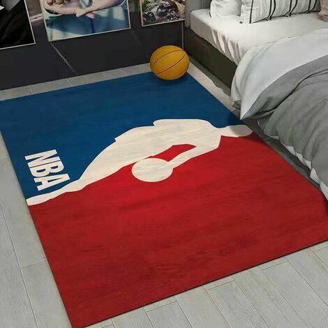Tapis de sol de l'équipe Nba tapis de terrain de basket salon canapé chambre chevet tapis antidérapant Cisea