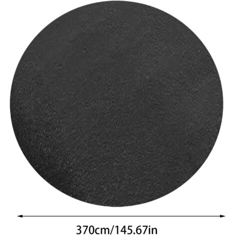 ULISEM Tapis De Sol De Piscine, , Tapis Piscine Hors Sol, Tapis De Piscine Rond pour Rayures par Perforation, Diamètre 3,7 M
