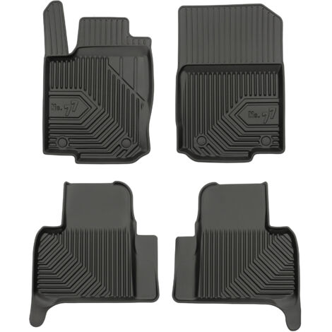 Tapis de Sol de Voiture No.77 pour Mercedes-Benz ML W166 2011-2015 TPE Noir 4Pcs