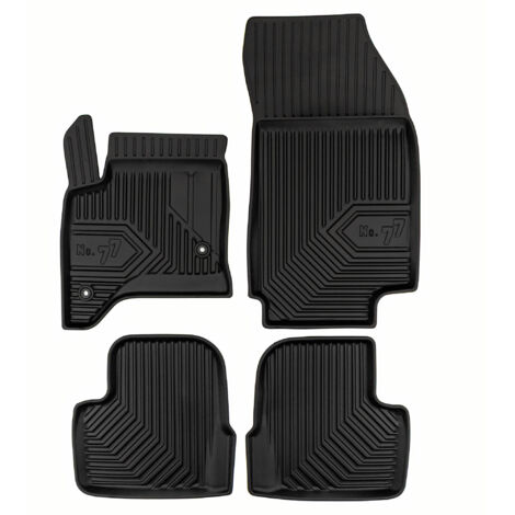 Tapis de Sol de Voiture pour Alfa Romeo Junior Ibrida 2024-2025 TPE Noir 4Pcs
