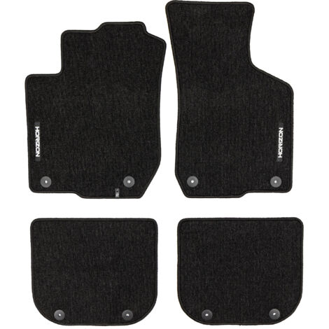 Tapis de Sol de Voiture pour Audi A3 8L 1996-2003 Velours solide et durable 4Pcs