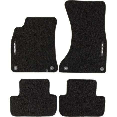 Tapis de Sol de Voiture pour Audi A4 B8 2007-2015 Velours solide et durable 4Pcs