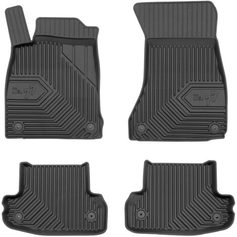 Tapis de Sol de Voiture pour Audi A5 Coupé F5 2016-2024 TPE Imperméable 4Pcs