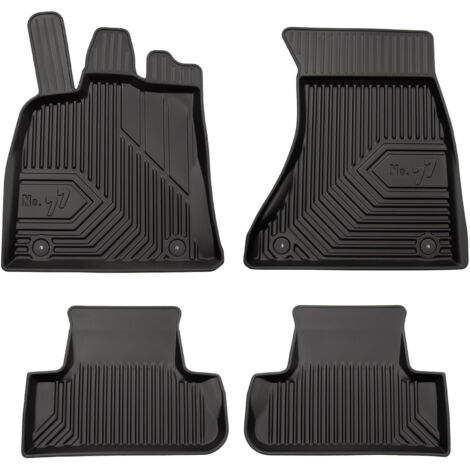 Tapis de Sol de Voiture pour Audi Q5 I 2008-2016 / SQ5 I 2013-2016 TPE Noir 4Pcs