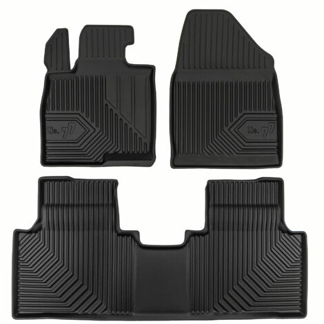 Tapis de Sol de Voiture pour BAIC Beijing X7 2020-2025 TPE Imperméable 3Pcs