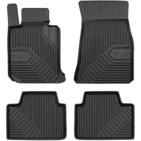 Tapis de Sol de Voiture pour BMW Série 3 G20 G21 2018-2025 TPE Durable Noir 4Pcs