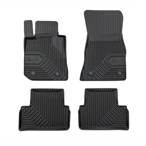 Tapis de Sol de Voiture pour BMW Série 4 Gran Coupé G26 2021-2025 TPE Noir 4Pcs