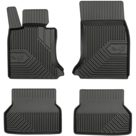 Tapis de Sol de Voiture pour BMW Série 5 E60 E61 2003-2010 TPE Durable Noir 4Pcs
