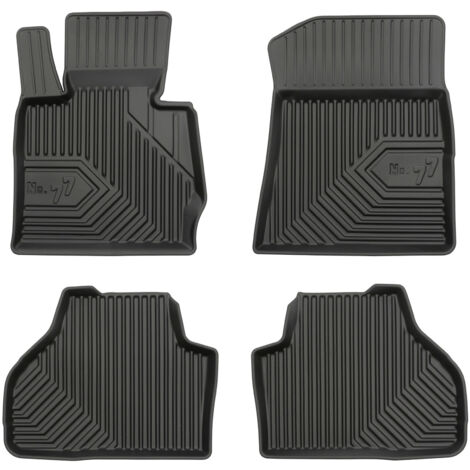 Tapis de Sol de Voiture pour BMW X3 F25 2010-2017 TPE Antidérapant Noir 4Pcs