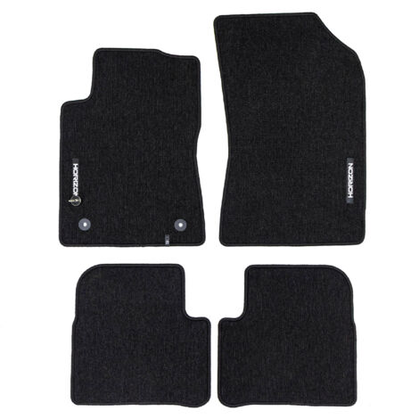 Tapis de Sol de Voiture pour Citroen C3 III 2016-2024 Velours Imperméable 4Pcs