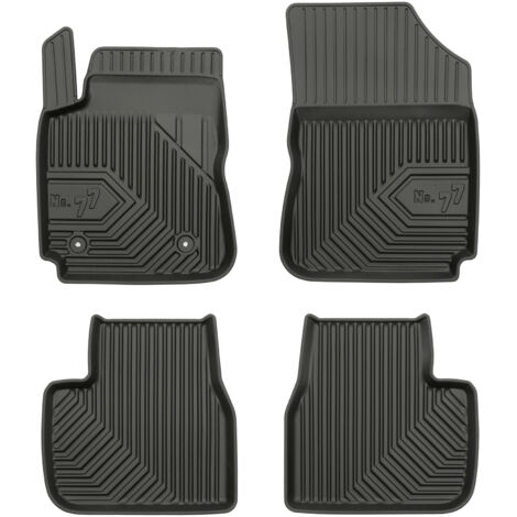 Tapis de Sol de Voiture pour Citroen C4 Cactus 2014-2020 TPE Imperméable 4Pcs