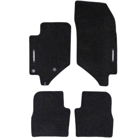 Tapis de Sol de Voiture pour Citroen C4 III / C4X 2020-2025 Velours Noir 4Pcs