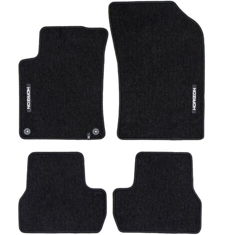 Tapis de Sol de Voiture pour Citroen DS3 2014-2016 FL Velours Imperméable 4Pcs