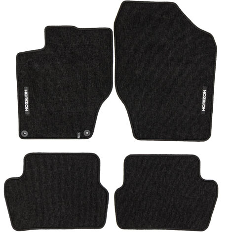 Tapis de Sol de Voiture pour Citroen DS4 2011-2015 Velours Imperméable 4Pcs