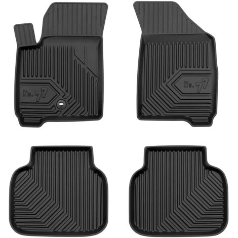 Tapis de Sol de Voiture pour Dodge Journey I 2008-2020 TPE Imperméable 4Pcs