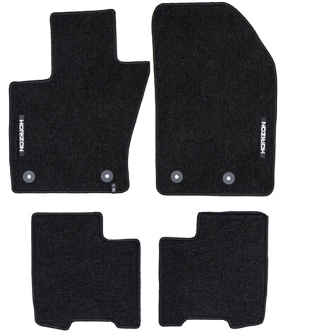 Tapis de Sol de Voiture pour Fiat 500X 2018-2024 FL Velours Imperméable 4Pcs