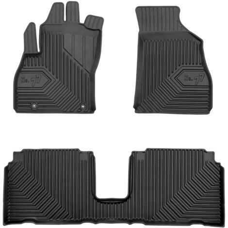Tapis de Sol de Voiture pour Fiat Fiorino III 2007-2016 TPE Imperméable 3Pcs