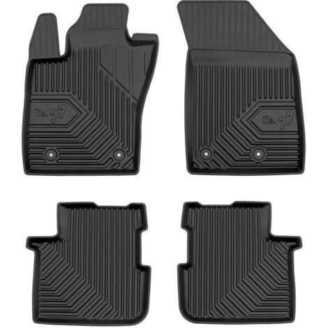 Tapis de Sol de Voiture pour Fiat Tipo HB 2015-2025 TPE Antidérapant Noir 4Pcs