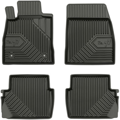 Tapis de Sol de Voiture pour Ford Fiesta mk7 2017-2023 TPE Imperméable 4Pcs