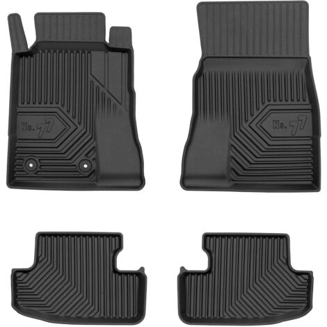 Tapis de Sol de Voiture pour Ford Mustang VII 2023-2025 TPE Imperméable 4Pcs