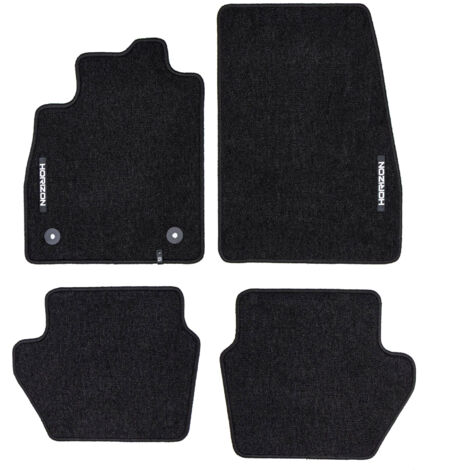 Tapis de Sol de Voiture pour Ford Puma 2019-2025 Velours solide et durable 4Pcs