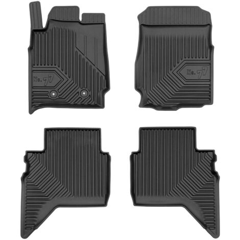 Tapis de Sol de Voiture pour Ford Ranger V 2015-2022 FL TPE Imperméable 4Pcs