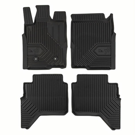 Tapis de Sol de Voiture pour Ford Ranger VI 2022-2025 4Portes TPE Noir 4Pcs
