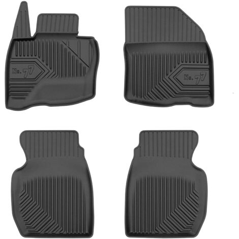 Tapis de Sol de Voiture pour Honda Civic VIII 2006-2011 3Portes TPE Noir 4Pcs