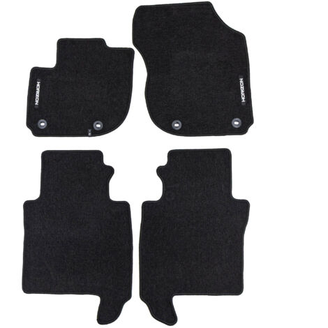 Tapis de Sol de Voiture pour Honda HR-V II 2015-2021 Velours Imperméable 4Pcs