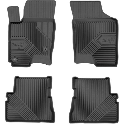 Tapis de Sol de Voiture pour Hyundai Getz 2002-2011 TPE Antidérapant Noir 4Pcs