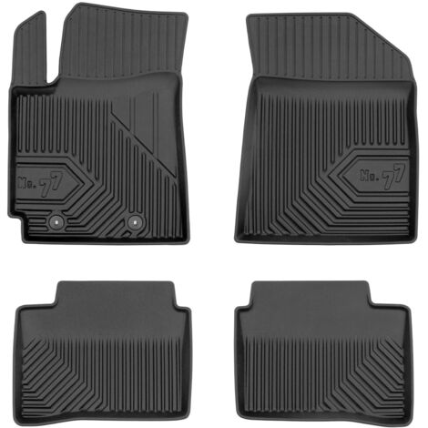 Tapis de Sol de Voiture pour Hyundai i10 III HB 2019-2025 TPE Imperméable 4Pcs