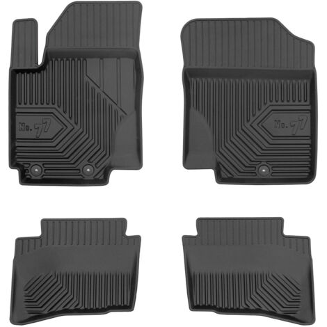 Tapis de Sol de Voiture pour Hyundai i20 I 2008-2014 TPE Antidérapant Noir 4Pcs