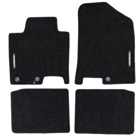 Tapis de Sol de Voiture pour Hyundai i40 2011-2019 Velours Imperméable 4Pcs