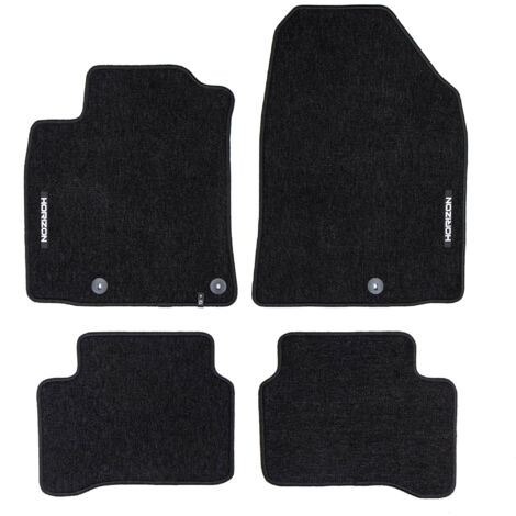 Tapis de Sol de Voiture pour Hyundai Ioniq 2016-2022 Velours Imperméable 4Pcs