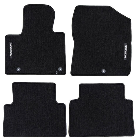 Tapis de Sol de Voiture pour Hyundai Santa Fe IV Hybrid 2018-2023 Velours 4Pcs