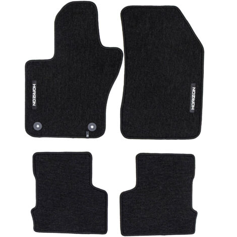 Tapis de Sol de Voiture pour Jeep Renegade 2014-2025 FL Velours Noir 4Pcs
